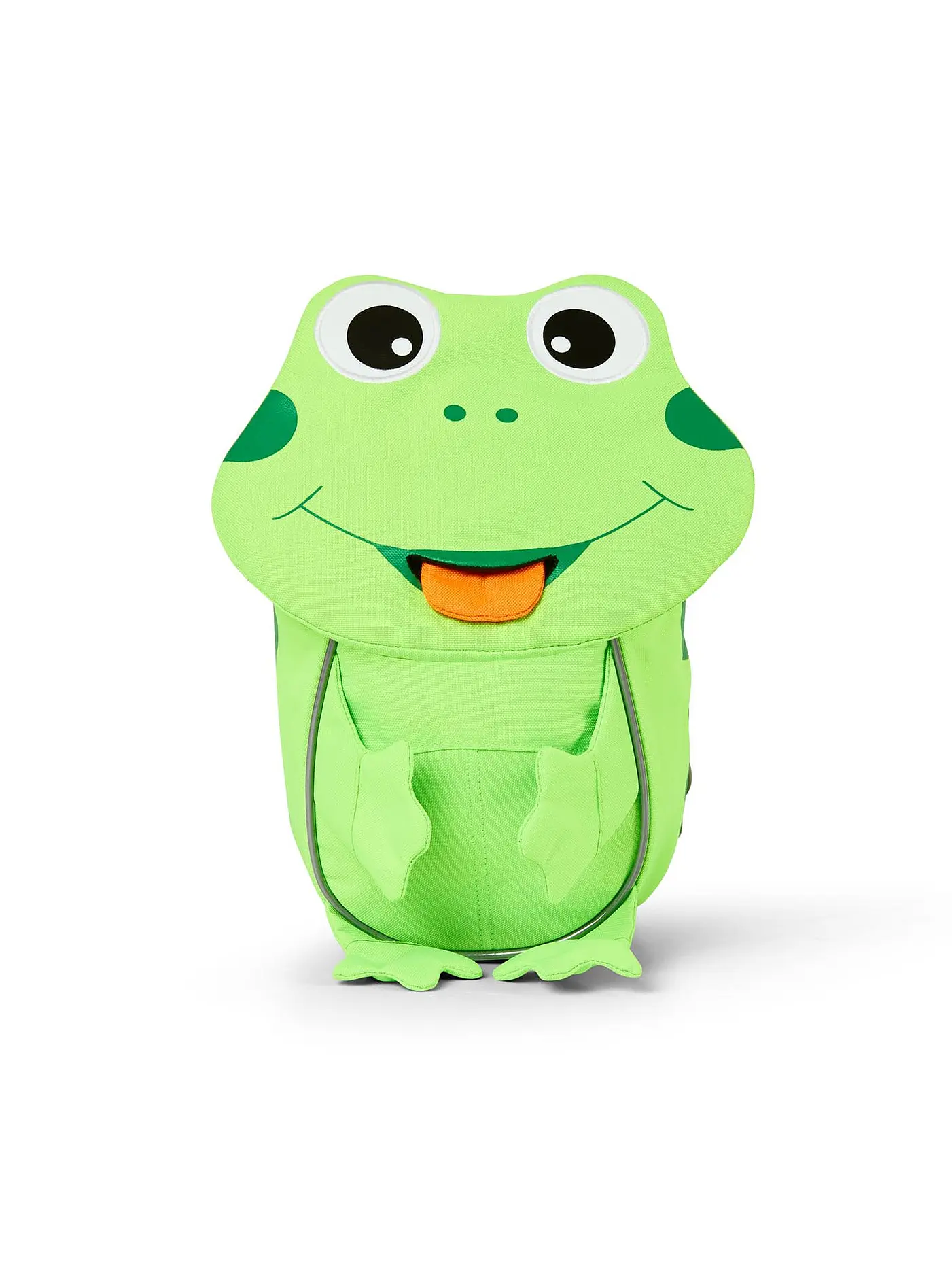 AFFENZAHN | Kinder Rucksack Kleine Freunde Neon - Frosch | 